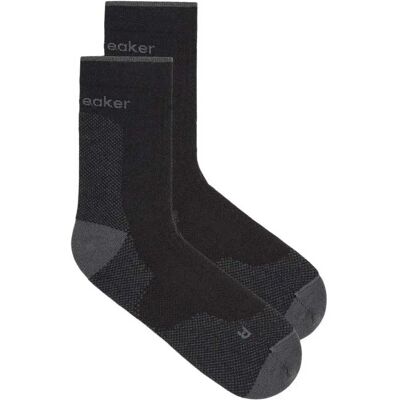 Icebreaker Calzini Merino Hike+ Ultralight Quarter Black / Obsidian EU 44 1/2-46 1/2 Icebreaker Calzini Merino Hike+ Ultralight Quarter Black / Obsidian EU 44 1/2-46 1/2