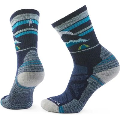 Smartwool Calzini Hike Light Cushion Mountain Moon Crew Deep Navy EU 34-37 Smartwool Calzini Hike Light Cushion Mountain Moon Crew Deep Navy EU 34-37