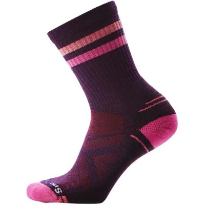 Smartwool Calzini Crew Hike Light Cushion Tube Stripe Purple Iris EU 34-37 Smartwool Calzini Crew Hike Light Cushion Tube Stripe Purple Iris EU 34-37