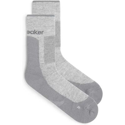 Icebreaker Calzini Crew Merino Hike+ Medium Blizzard Heather / Alloy EU 42-44 Icebreaker Calzini Crew Merino Hike+ Medium Blizzard Heather / Alloy EU 42-44