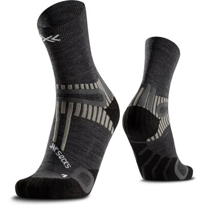 X-socks Calzini Hike Perform Merino Ankle Heather Grey EU 35-36 X-socks Calzini Hike Perform Merino Ankle Heather Grey EU 35-36