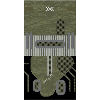 X-socks Calzini Hike Perform Merino Ankle Heather Olive EU 37-38 X-socks Calzini Hike Perform Merino Ankle Heather Olive EU 37-38