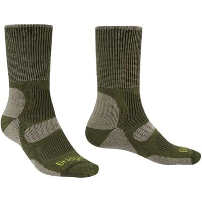 Bridgedale Calzini Lunghi Hike Lightweight Cotton Comfort Boot Green EU 36-39 Bridgedale Calzini Lunghi Hike Lightweight Cotton Comfort Boot Green EU 36-39