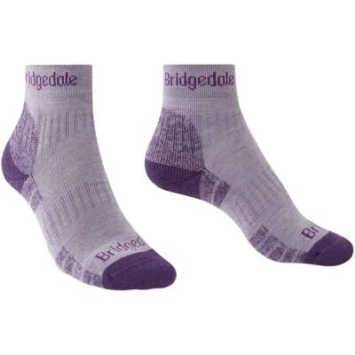 Bridgedale Calzini Hike Lightweight Performance Ankle Heather / Damson EU 41-43 Bridgedale Calzini Hike Lightweight Performance Ankle Heather / Damson EU 41-43