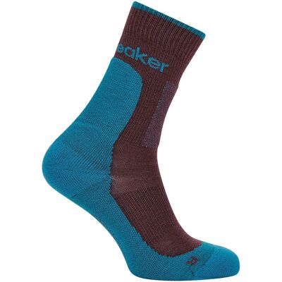Icebreaker Calzini Crew Merino Hike+ Medium Java / Tidal Teal EU 38-40 Icebreaker Calzini Crew Merino Hike+ Medium Java / Tidal Teal EU 38-40