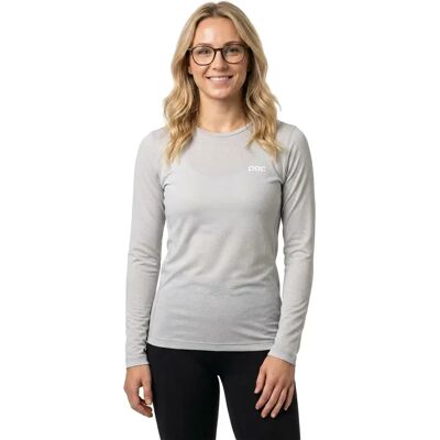 Poc Maglietta Intima Tenica A Maniche Lunghe Mid Granite Grey M Poc Maglietta Intima Tenica A Maniche Lunghe Mid Granite Grey M