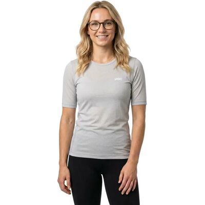 Poc Maglietta Intima Tecnica A Maniche Corte Mid Granite Grey L Poc Maglietta Intima Tecnica A Maniche Corte Mid Granite Grey L