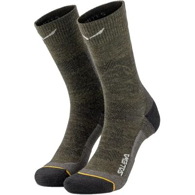 Salewa Calzini Crew Ortles Am Dark Olive EU 39-41 Salewa Calzini Crew Ortles Am Dark Olive EU 39-41