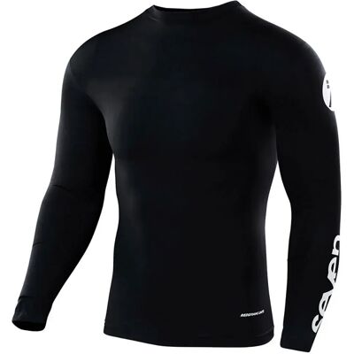 Seven Maglietta Intima Tenica A Maniche Lunghe Zero Staple Compression Black L Seven Maglietta Intima Tenica A Maniche Lunghe Zero Staple Compression Black L