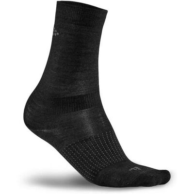 craft Calzini Wool Liner 2 Paia Black EU 37-39 craft Calzini Wool Liner 2 Paia Black EU 37-39