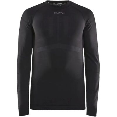 craft Maglietta Intima Tenica A Maniche Lunghe Active Intensity Crew Black / Asphalt L craft Maglietta Intima Tenica A Maniche Lunghe Active Intensity Crew Black / Asphalt L