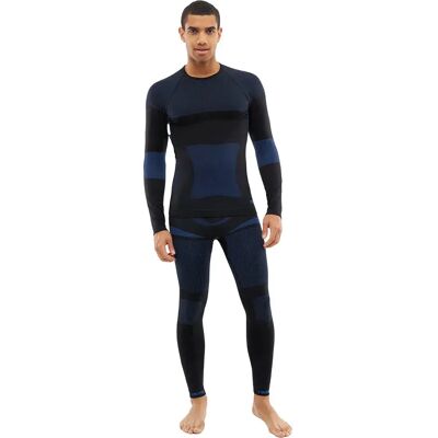 Viking Set Intimo A Manica Lunga Dante Black / Blue M Viking Set Intimo A Manica Lunga Dante Black / Blue M