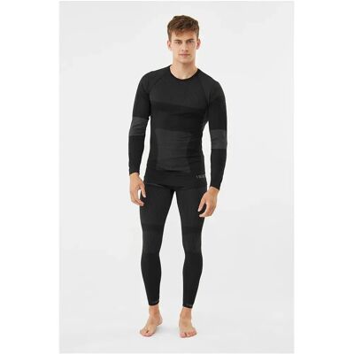 Completo intimo termico Viking Dante Livello 2 - Uomo Nero/Grigio/Argento Completo intimo termico Viking Dante Livello 2 - Uomo Nero/Grigio/Argento