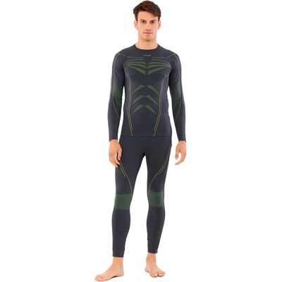 Viking Set Intimo A Manica Lunga Rocket Dark Grey / Lime L Viking Set Intimo A Manica Lunga Rocket Dark Grey / Lime L