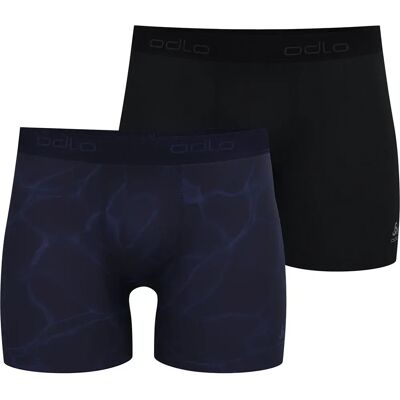 Odlo Boxers Active F-dry Graphic 2 Unità Black / Eclipse S Odlo Boxers Active F-dry Graphic 2 Unità Black / Eclipse S