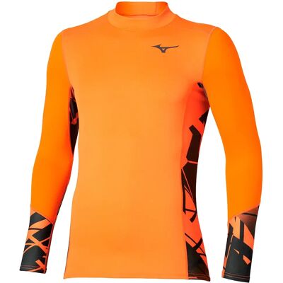 Mizuno Maglietta Intima Tenica A Maniche Lunghe Virtual Body G5 High Neck Tangelo / Black S Mizuno Maglietta Intima Tenica A Maniche Lunghe Virtual Body G5 High Neck Tangelo / Black S