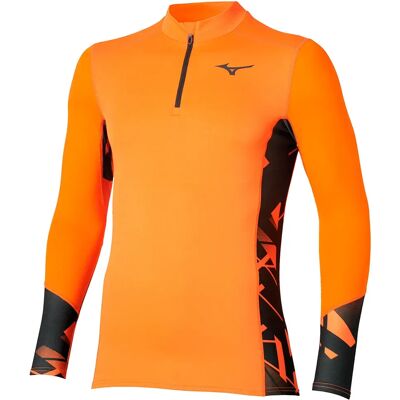 Mizuno Maglietta Intima Tenica A Maniche Lunghe Virtual Body G5 Tangelo / Black S Mizuno Maglietta Intima Tenica A Maniche Lunghe Virtual Body G5 Tangelo / Black S