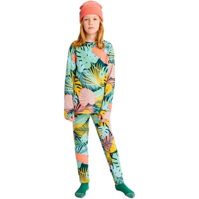 Burton Set Intimo A Manica Lunga Heavyweight Fleece Oversized Tropical 10 Anni Burton Set Intimo A Manica Lunga Heavyweight Fleece Oversized Tropical 10 Anni