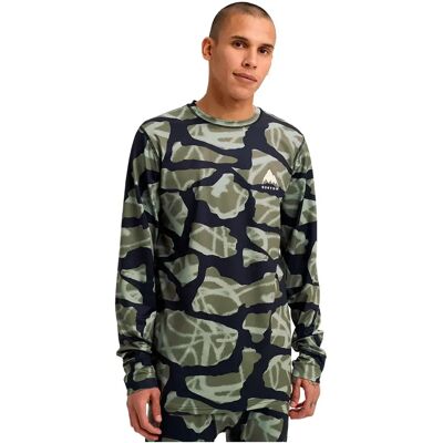 Burton Maglietta Intima Tenica A Maniche Lunghe Lightweight X Crew Graffiti Camo XL Burton Maglietta Intima Tenica A Maniche Lunghe Lightweight X Crew Graffiti Camo XL