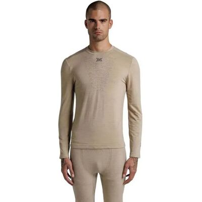 X-bionic Maglietta Intima Tenica A Maniche Lunghe Mightywool Sand M X-bionic Maglietta Intima Tenica A Maniche Lunghe Mightywool Sand M