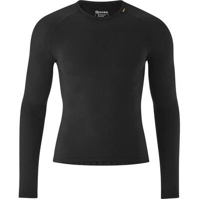 Gonso Maglietta Intima Tenica A Maniche Lunghe Base Black 3XL Gonso Maglietta Intima Tenica A Maniche Lunghe Base Black 3XL