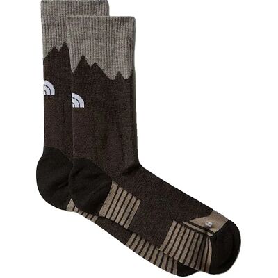 The North Face Calzini Crew Mountain Hiking Smokey Brown / Mushroom Grey EU 40-42 The North Face Calzini Crew Mountain Hiking Smokey Brown / Mushroom Grey EU 40-42