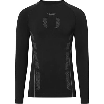 Viking Maglietta Intima Tenica A Maniche Lunghe Eiger 2.0 Black / Grey S Viking Maglietta Intima Tenica A Maniche Lunghe Eiger 2.0 Black / Grey S