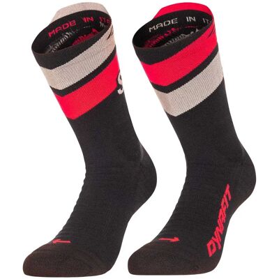 Dynafit Calzini Crew Ultra Black Out Ultra Coral EU 35-38 Dynafit Calzini Crew Ultra Black Out Ultra Coral EU 35-38