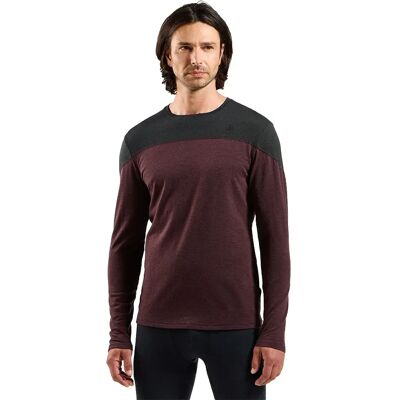 Odlo Maglietta Intima Tenica A Maniche Lunghe Revelstoke Pw 150 Black / Fudge Melange S Odlo Maglietta Intima Tenica A Maniche Lunghe Revelstoke Pw 150 Black / Fudge Melange S