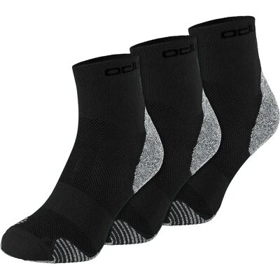 Odlo Calzini Lunghi Caramicool Quarter Black EU 36-38 Odlo Calzini Lunghi Caramicool Quarter Black EU 36-38