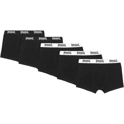 Lonsdale Boxers North Challow 5 Unità Black S Lonsdale Boxers North Challow 5 Unità Black S