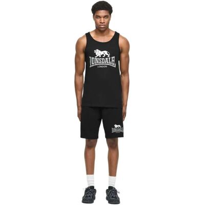 Lonsdale Completo Senza Maniche Polmood Black / Grey / White M Lonsdale Completo Senza Maniche Polmood Black / Grey / White M