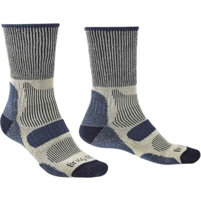 Bridgedale Calzini Lunghi Hike Lightweight Cotton Comfort Boot Indigo EU 44-47 Bridgedale Calzini Lunghi Hike Lightweight Cotton Comfort Boot Indigo EU 44-47