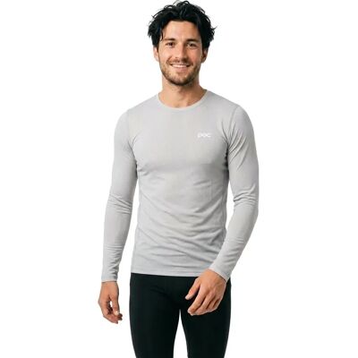 Poc Maglietta Intima Tenica A Maniche Lunghe Mid Granite Grey M Poc Maglietta Intima Tenica A Maniche Lunghe Mid Granite Grey M
