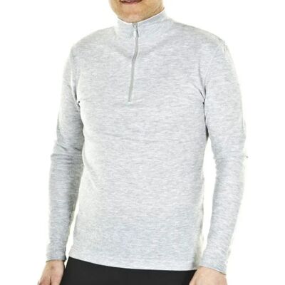 Joluvi Maglietta Intima Tenica A Maniche Lunghe Zip Medium Gray S Joluvi Maglietta Intima Tenica A Maniche Lunghe Zip Medium Gray S