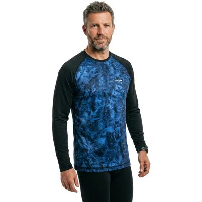 Graff Maglietta Intima Tenica A Maniche Lunghe Active Performance 935-9 Black / Blue / Camo L Graff Maglietta Intima Tenica A Maniche Lunghe Active Performance 935-9 Black / Blue / Camo L