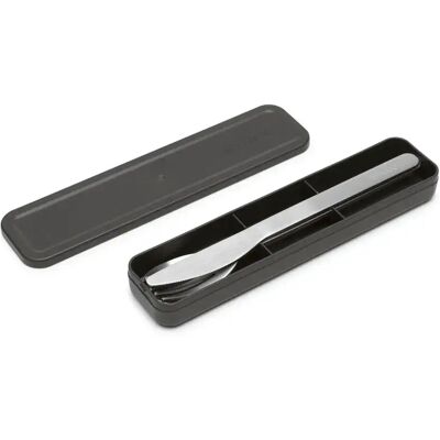 Brabantia Set Di Posate Make&take 3 Pezzi Dark Grey One Size Brabantia Set Di Posate Make&take 3 Pezzi Dark Grey One Size