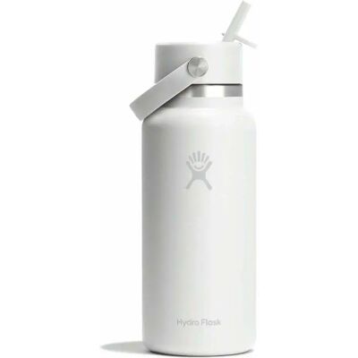 Hydro Flask Tappo Di Bottiglia Wide Flex Straw-32 Oz White 32 oz Hydro Flask Tappo Di Bottiglia Wide Flex Straw-32 Oz White 32 oz
