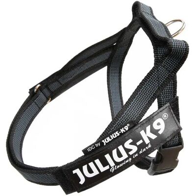 Imbracatura Julius-K9 IDC Nera Tape - Guinzaglio regolabile per cani Imbracatura Julius-K9 IDC Nera Tape - Guinzaglio regolabile per cani