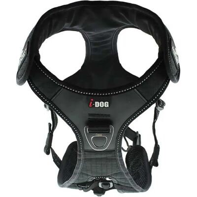 I-dog Pettorina Per Cani Raidlight Black 2XS I-dog Pettorina Per Cani Raidlight Black 2XS