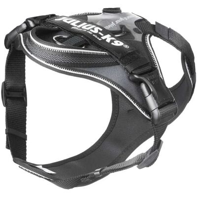 Julius K-9 Pettorina Per Cani Idc® Longwalk Black / Gray Mini Julius K-9 Pettorina Per Cani Idc® Longwalk Black / Gray Mini