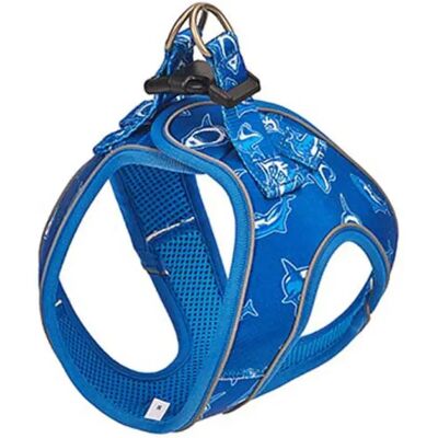 Freedog Pettorina Per Cani Blue Shark Blue 35-40 cm Freedog Pettorina Per Cani Blue Shark Blue 35-40 cm