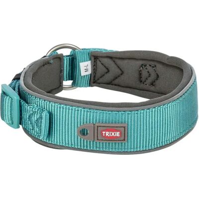 Trixie Collare Per Cani Premium Aqua / Graphite L–XL Trixie Collare Per Cani Premium Aqua / Graphite L–XL