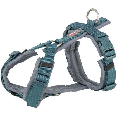 Trixie Pettorina Per Cani Premium Trekking Petrol Blue / Graphite XS–S Trixie Pettorina Per Cani Premium Trekking Petrol Blue / Graphite XS–S