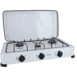 Yregas Piano Cottura A Gas Smaltato 3 Fuochi White One Size Yregas Piano Cottura A Gas Smaltato 3 Fuochi White One Size