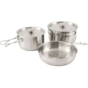 Outwell Set Di Padelle Inox Super M One Size Outwell Set Di Padelle Inox Super M One Size
