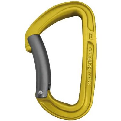 Moschettone SINGING ROCK D Colt Bent in Alluminio - 26kN - 21mm - 42g - Attrezzatura da arrampicata Moschettone SINGING ROCK D Colt Bent in Alluminio - 26kN - 21mm - 42g - Attrezzatura da arrampicata