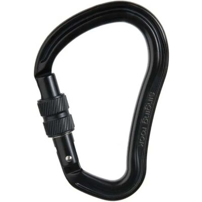 Singing Rock Moschettone Hector Screw-lock Black One Size Singing Rock Moschettone Hector Screw-lock Black One Size