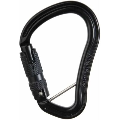 Moschettone SINGING ROCK Hector BC Triple Lock - Nero - Unisex Moschettone SINGING ROCK Hector BC Triple Lock - Nero - Unisex
