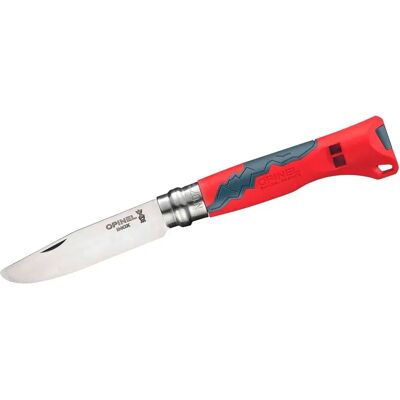 Opinel Coltellino Junior No 07 Outdoor Whistle Red One Size Opinel Coltellino Junior No 07 Outdoor Whistle Red One Size